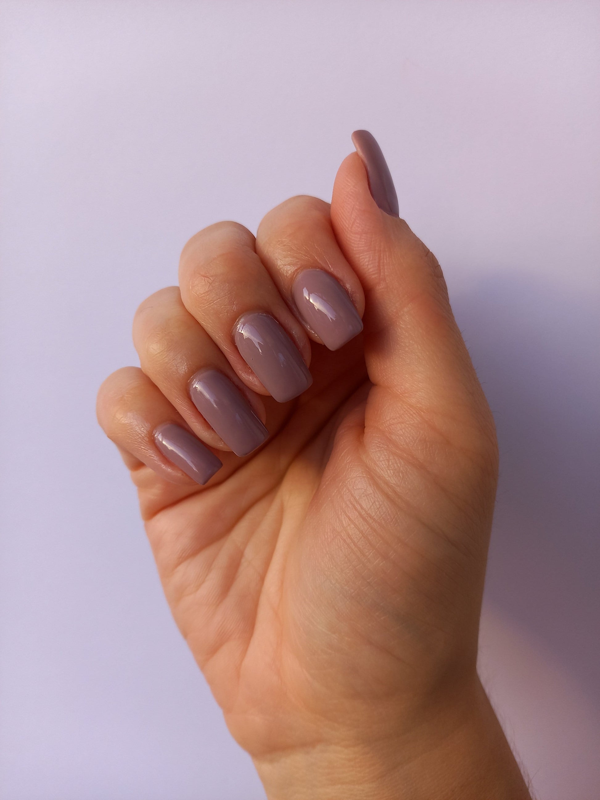 Hand Manicured Mocha Milkshake Cally Gel Nail Polish