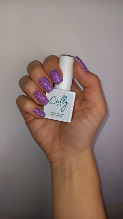 Purple Rain Cally Flash Gel Nail polish