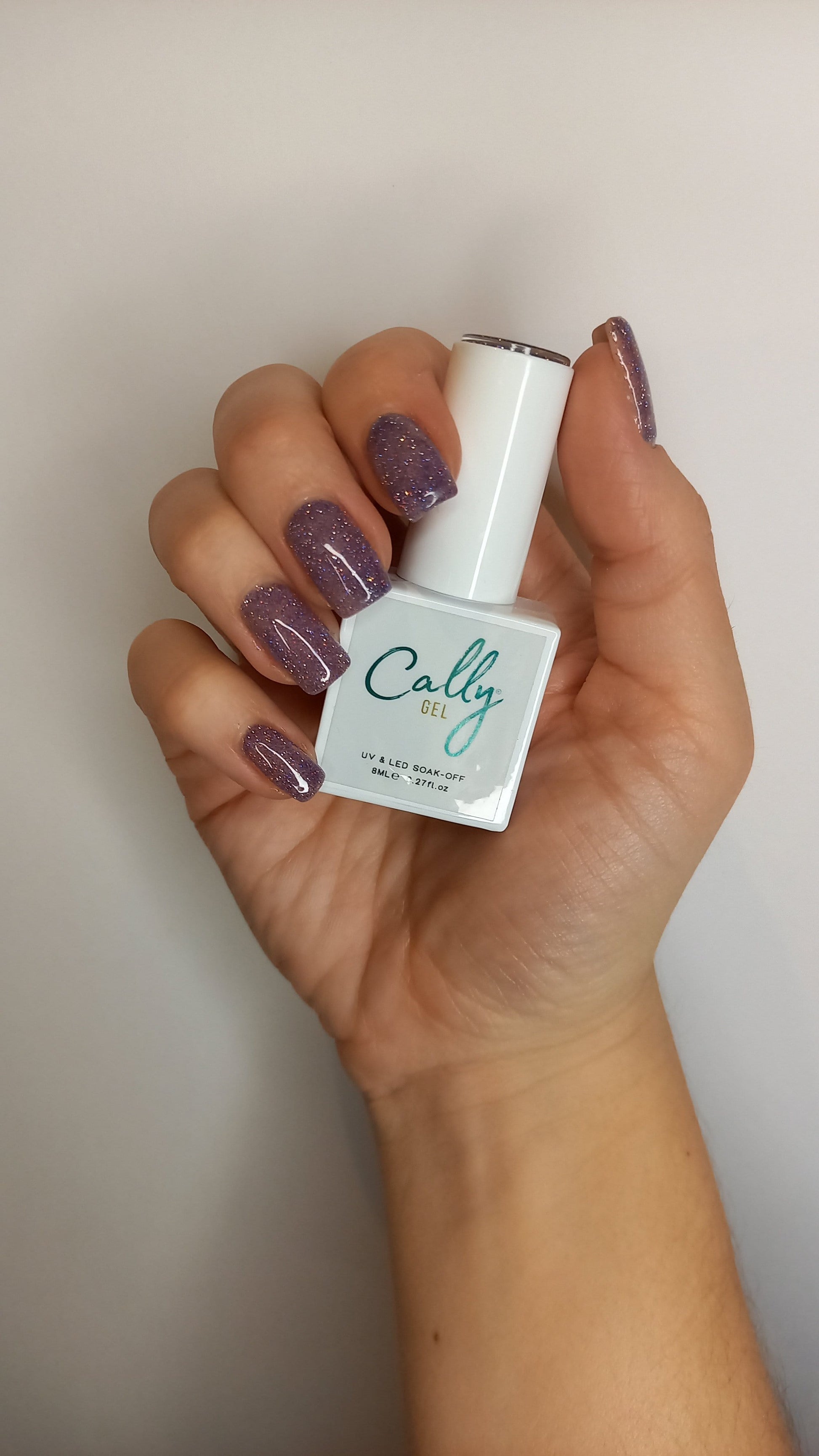Purple Rain Cally Flash Gel Nail polish