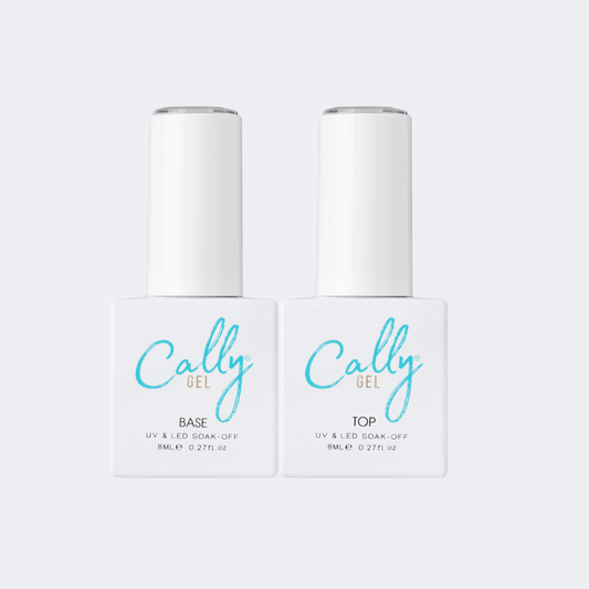 Cally Gel Base & Top Coat Duo 2x8ml Bottles
