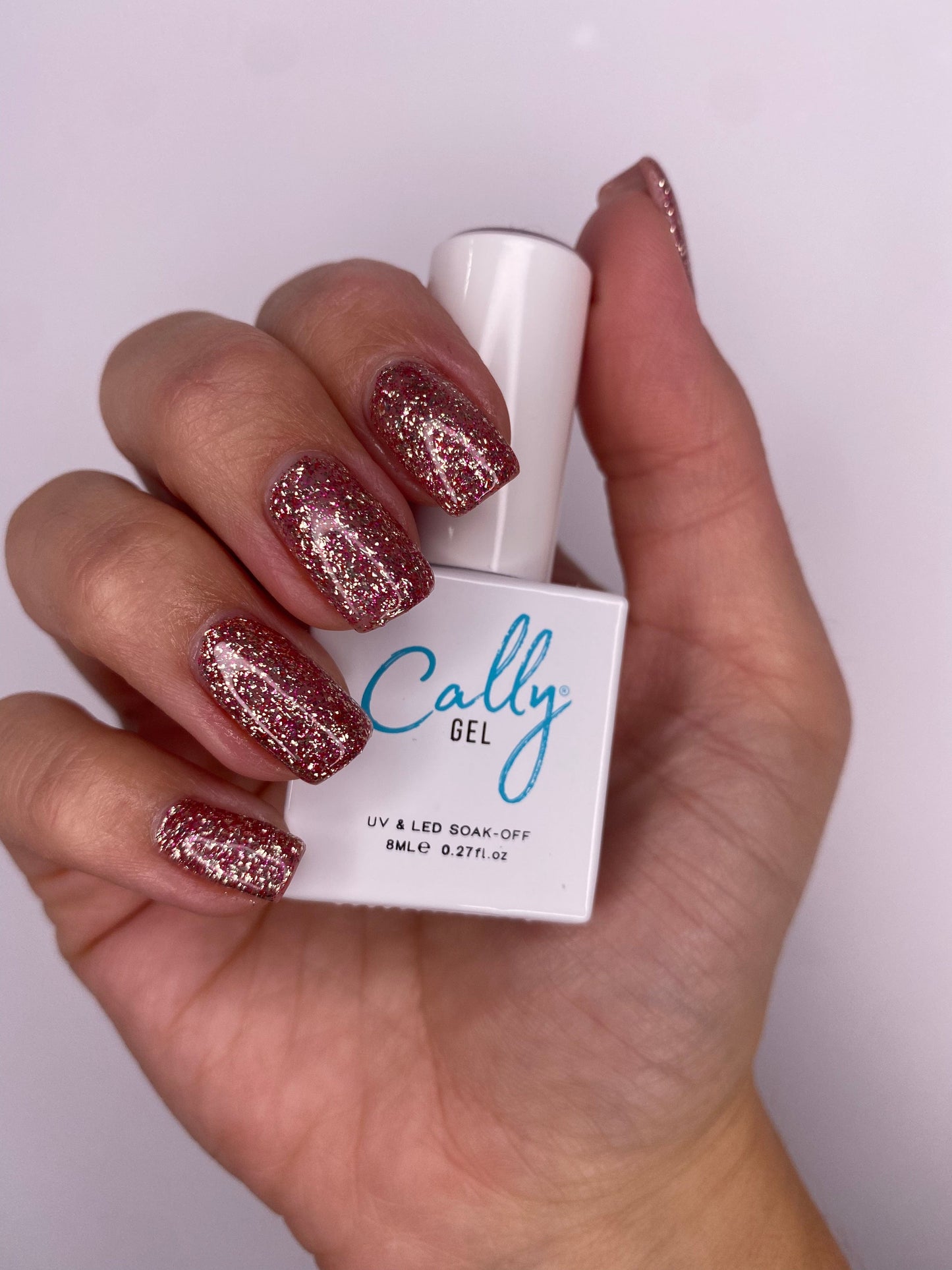 Rose Gold Cally Gel Nail Polish 8ml