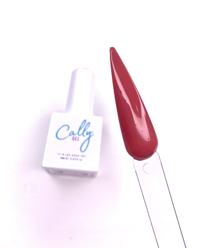 Cinnamon Swirl Cally Gel Nail Polish 8ml Bottle & with a Colour Sample