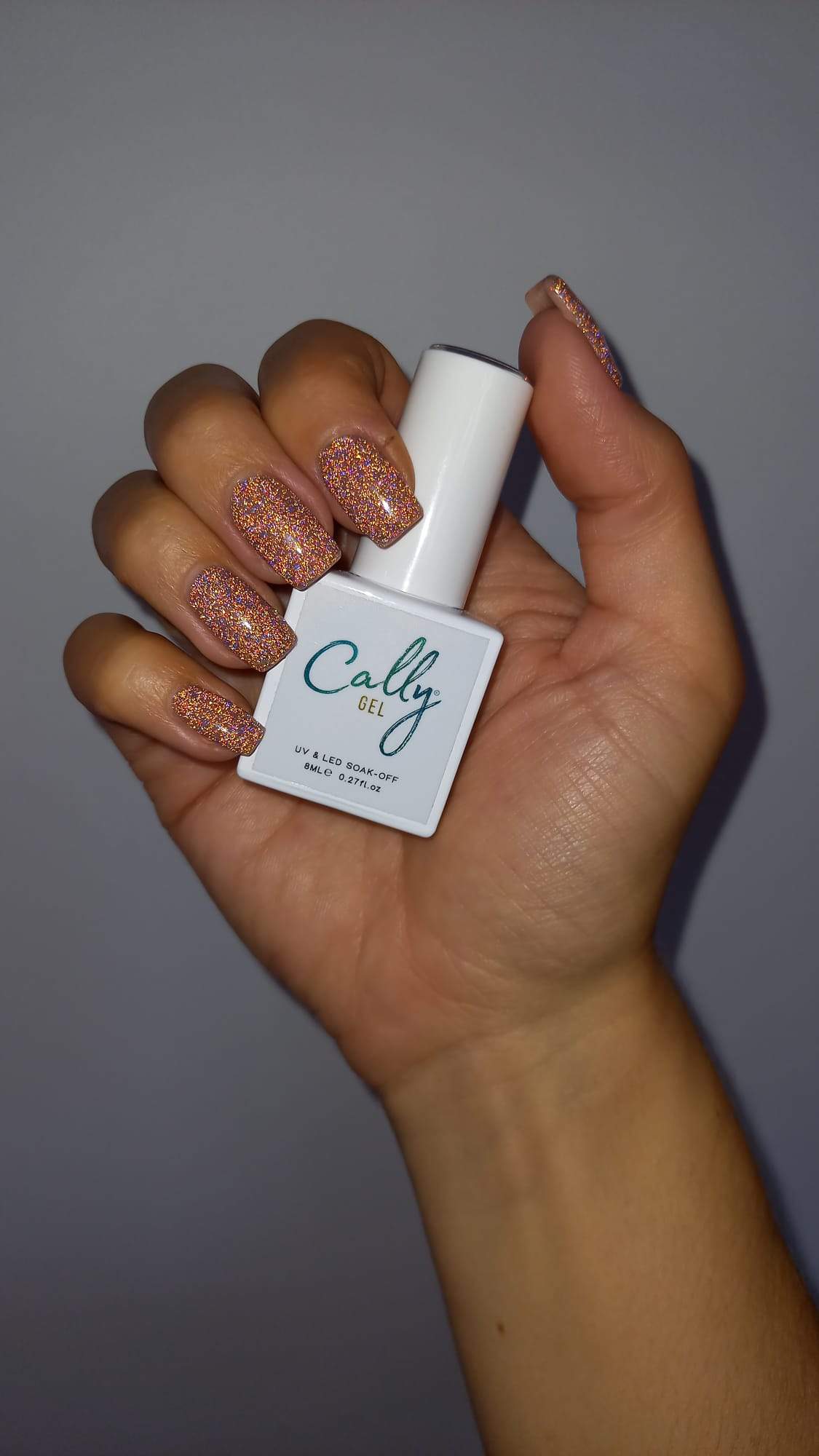 Motown Gold Cally Flash Gel Nail polish
