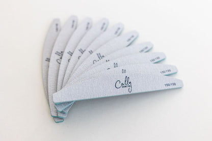 Cally Half-Moon Nail file 150/150 (Pack Of 10)