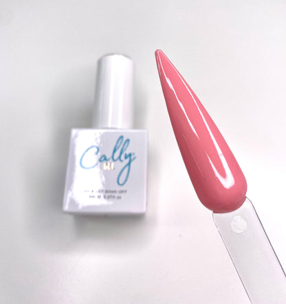 Blush Dream Cally Gel Nail Polish 8ml Bottle & a Colour Sample