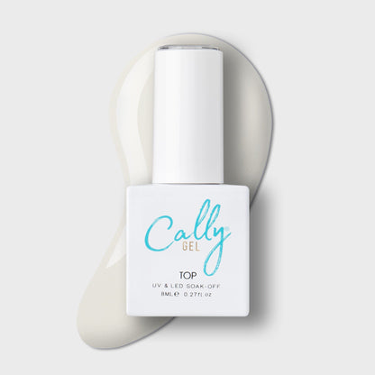 Cally Gel No-Wipe Top Coat 15ml Bottle